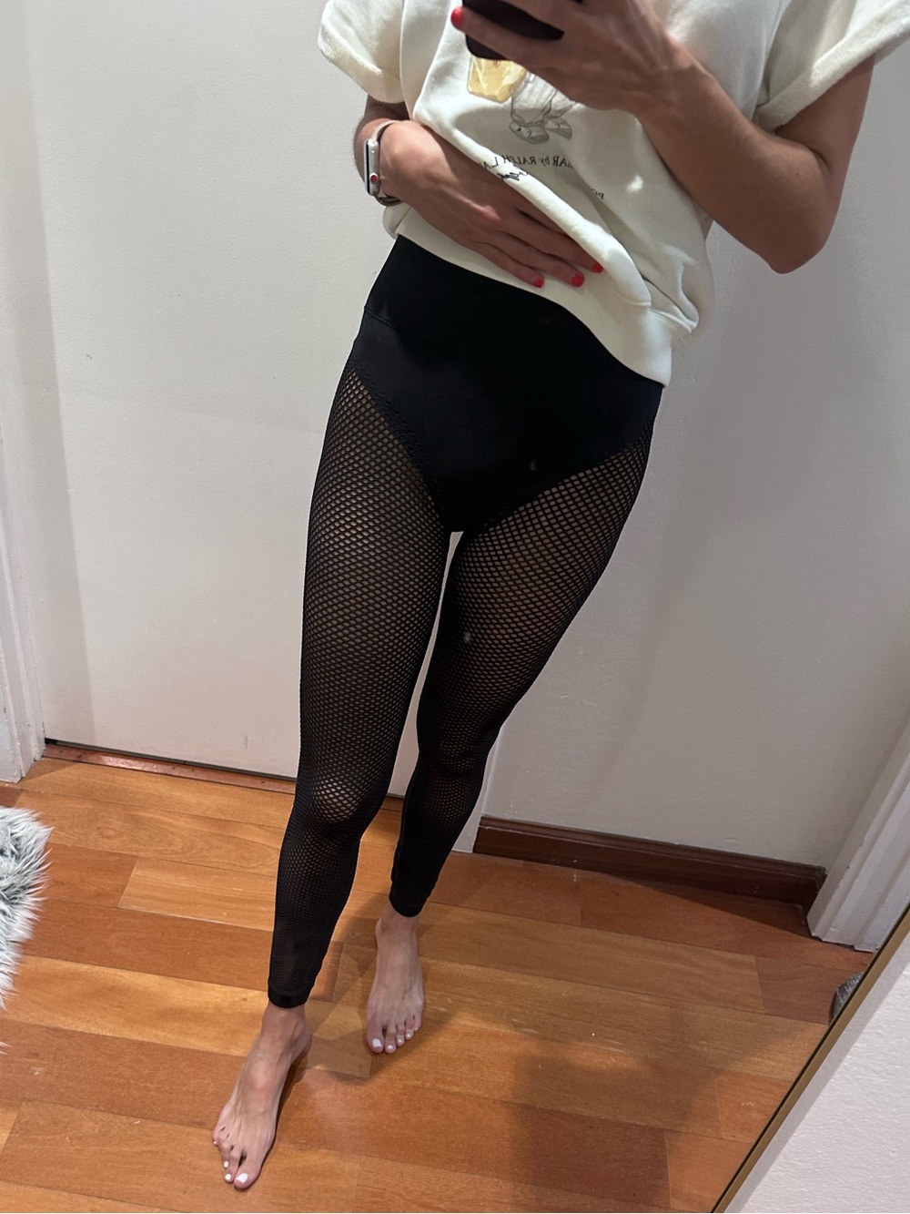 Alo fishnet leggings